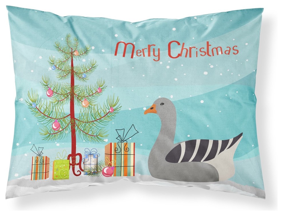 Pilgrim Goose Christmas Fabric Standard Pillowcase BB9260 - Farmhouse -  Pillowcases And Shams - by the-store | Houzz