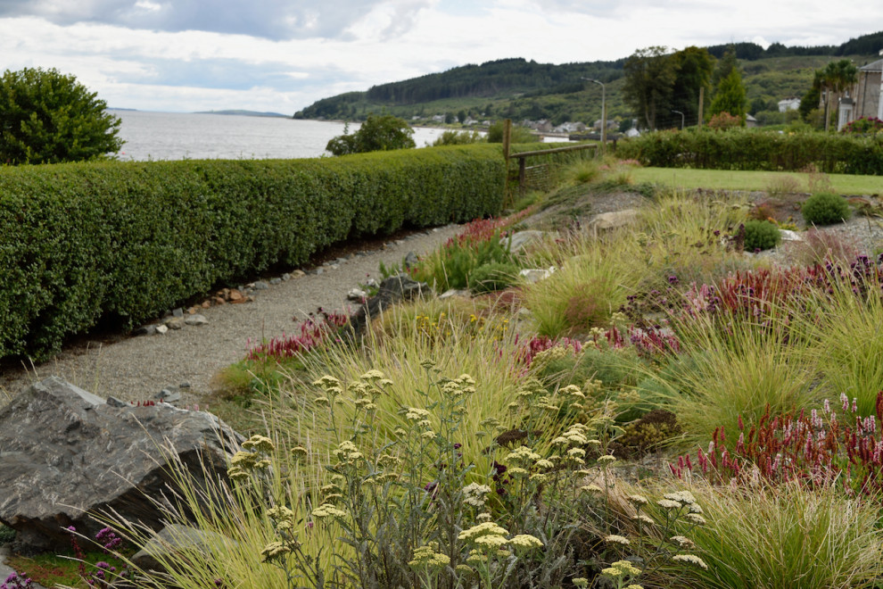 Photo of a medium sized beach style full sun garden in Other with a rockery.
