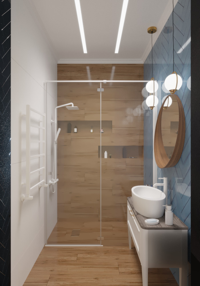 Проект интерьера двухэтажного дома