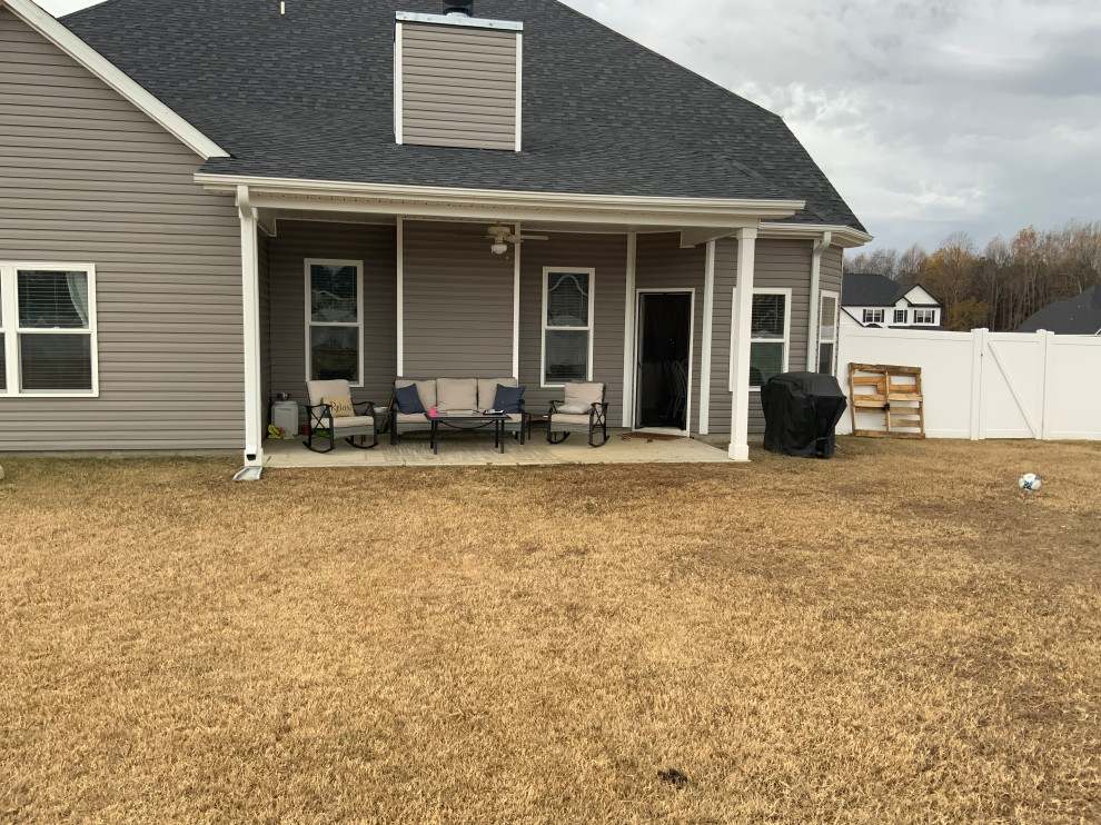 Shakespeare Backyard Patio and New Pergola