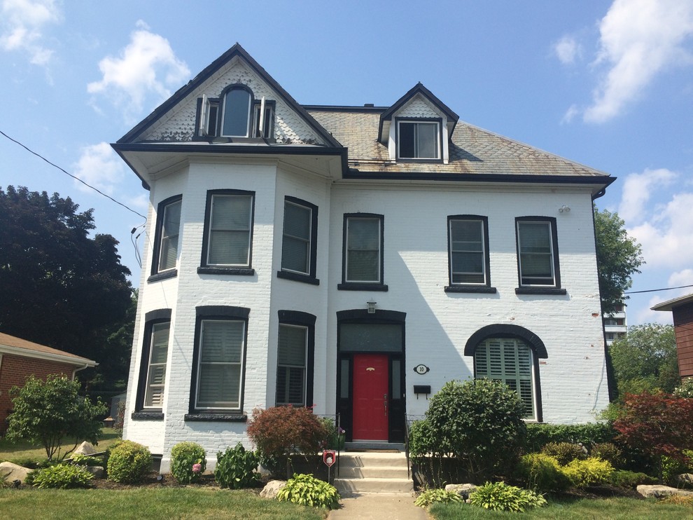 What colour to paint gables on our brick 3 storey century home?