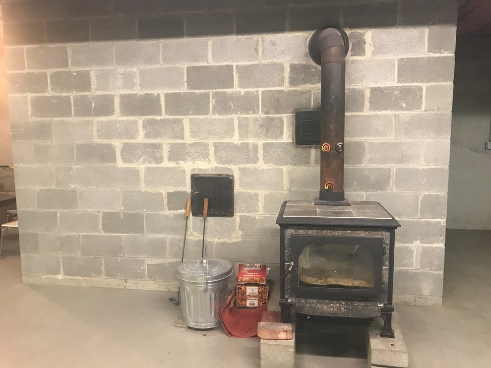 Replacing wood stove need a LARGE Modern stove & surround ideas pls!