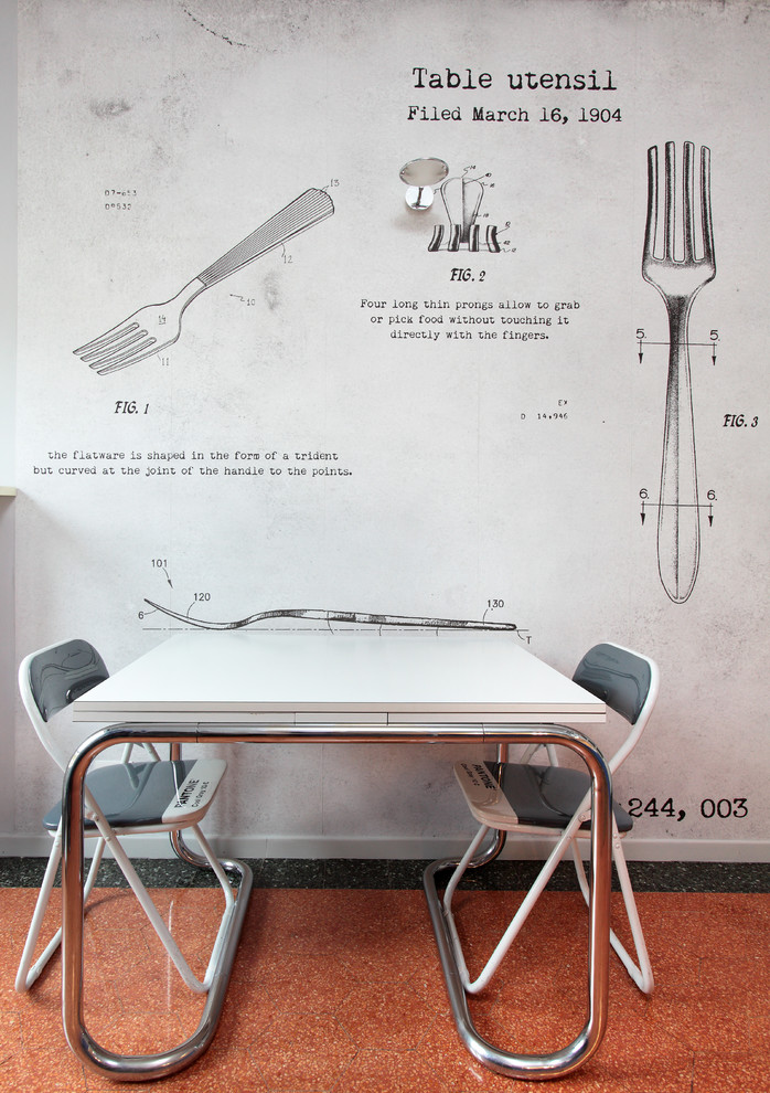Design ideas for a contemporary kitchen in Turin.