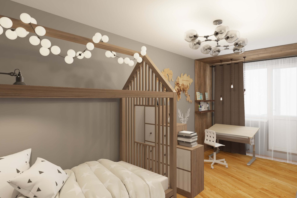 Трехкомнатная квартира 75м2 в стиле лофт, в доме серии П-3