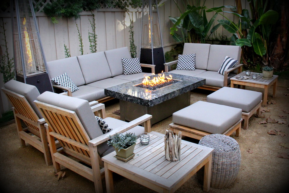 Balboa Fire Pit Tables Eclectic Patio Orange County By