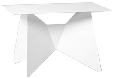 Obi White Rectangular Side Table
