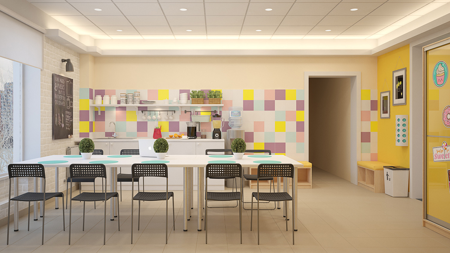 Интерьер кондитерской 9 Островов