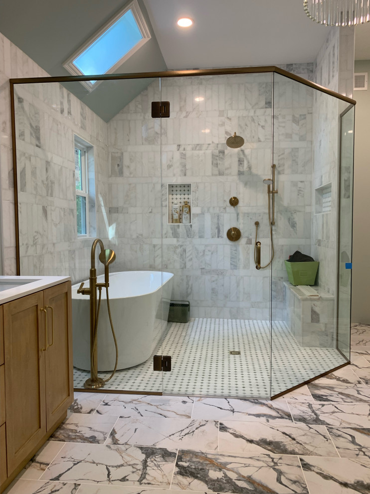spacious walk-in shower/wet room.