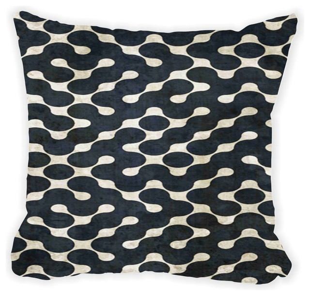 Rikki Knight LLC - Grunge Dark Green On Beige Maze Microfiber Throw Pillow - View in Your Room ...