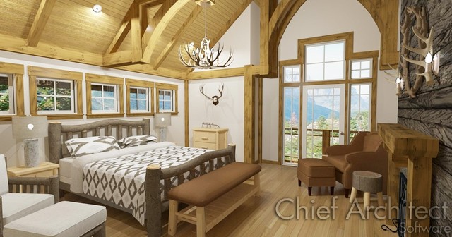 Interiors rustic-rendering