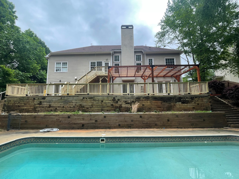 Powder Springs Deck, Pergola and Swings