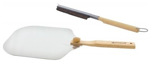 Pizzacraft Stone Brush and Pizza Peel - PC0217