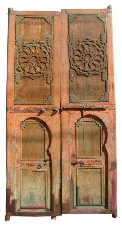 Pre-owned Moroccan Riad Doors - Pair
