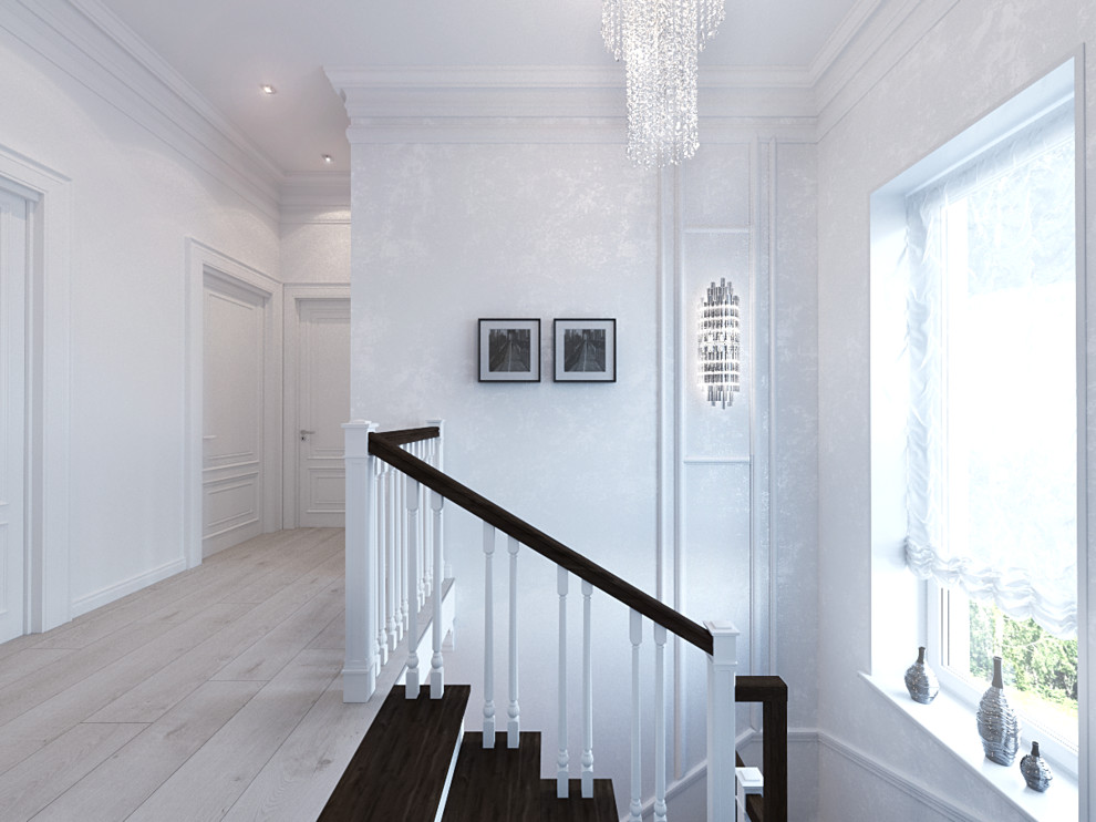 Дизайн дома площадью 136 кв.м в классическом стиле