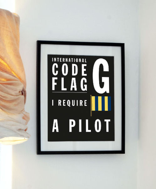 Bus Roll Code Flag art prints