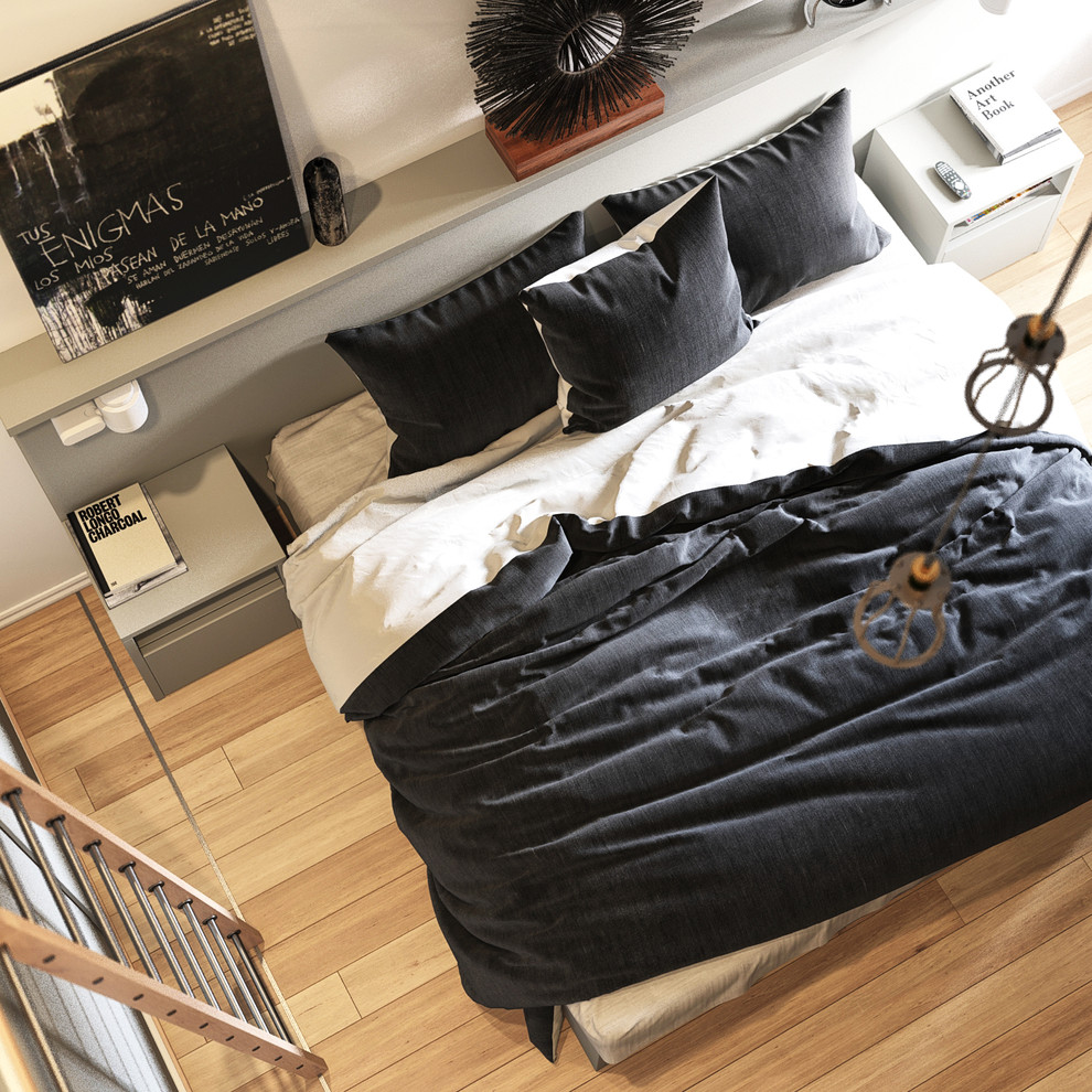 спальня в скандинавском стиле