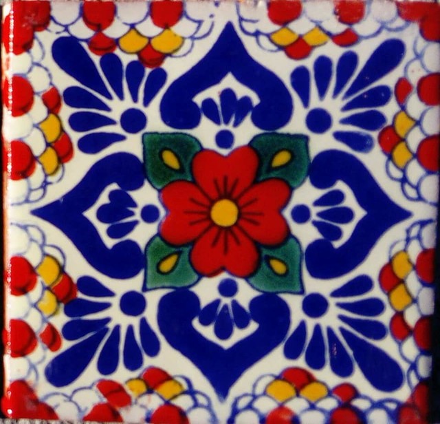 4 X4 Mexican Ceramic Handmade Tile C117 Contemporary Wall And Floor Tile By Mexican Decorative Accessories Houzz