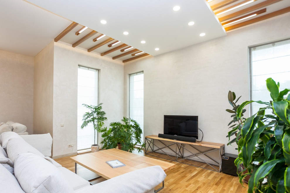 Современный проект с эксплуатируемой кровлей