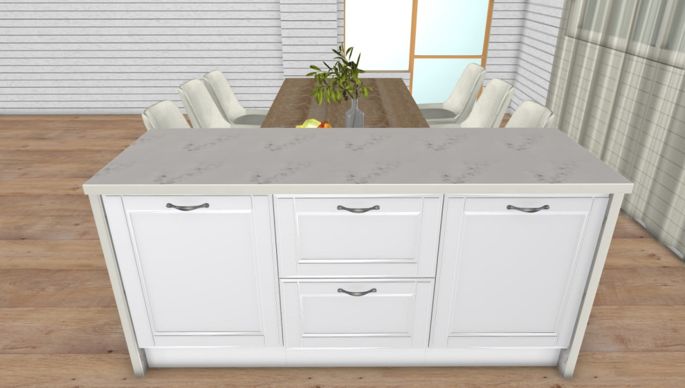 Остров:фронтальный вид