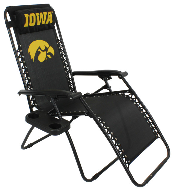 Iowa Hawkeyes Zero Gravity Chair Contemporary Outdoor Folding Iowa Hawkeyes Zero Gravity Chair