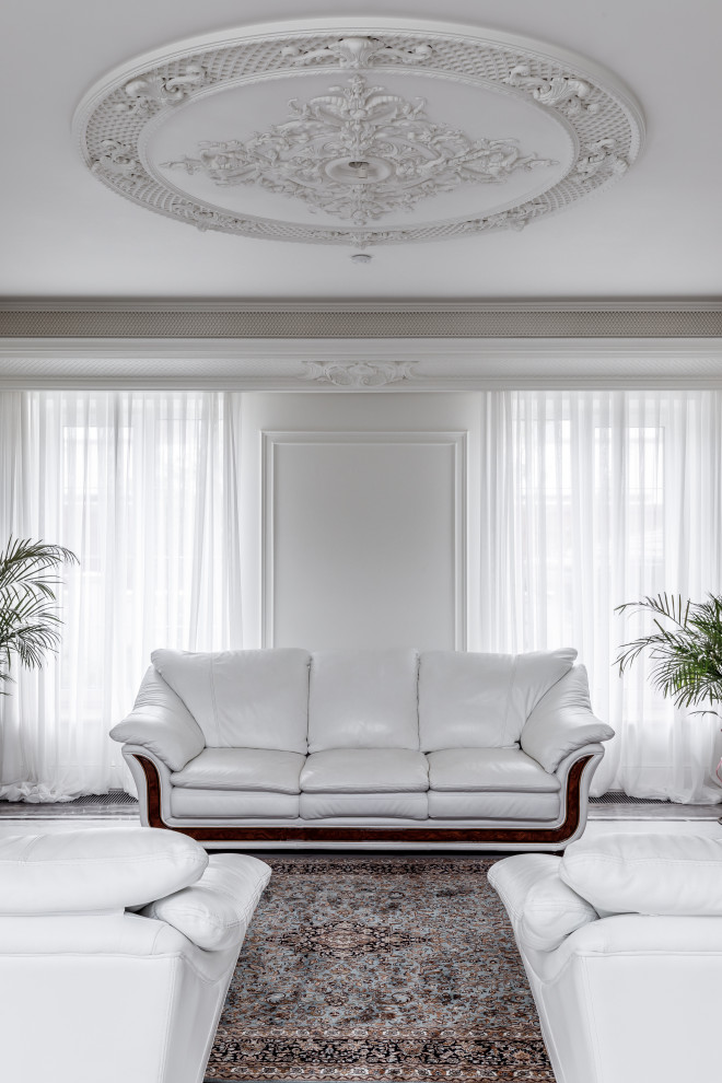 Гипсовая лепнина Аврора в интерьере частного дома в Краснодаре