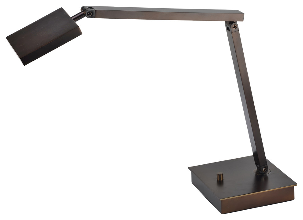 Access Lighting TaskWerx LED Table Lamp 72005LEDD-BRZ, Bronze