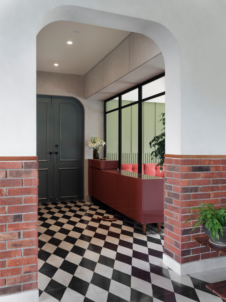 Example of an eclectic entryway design in Pune