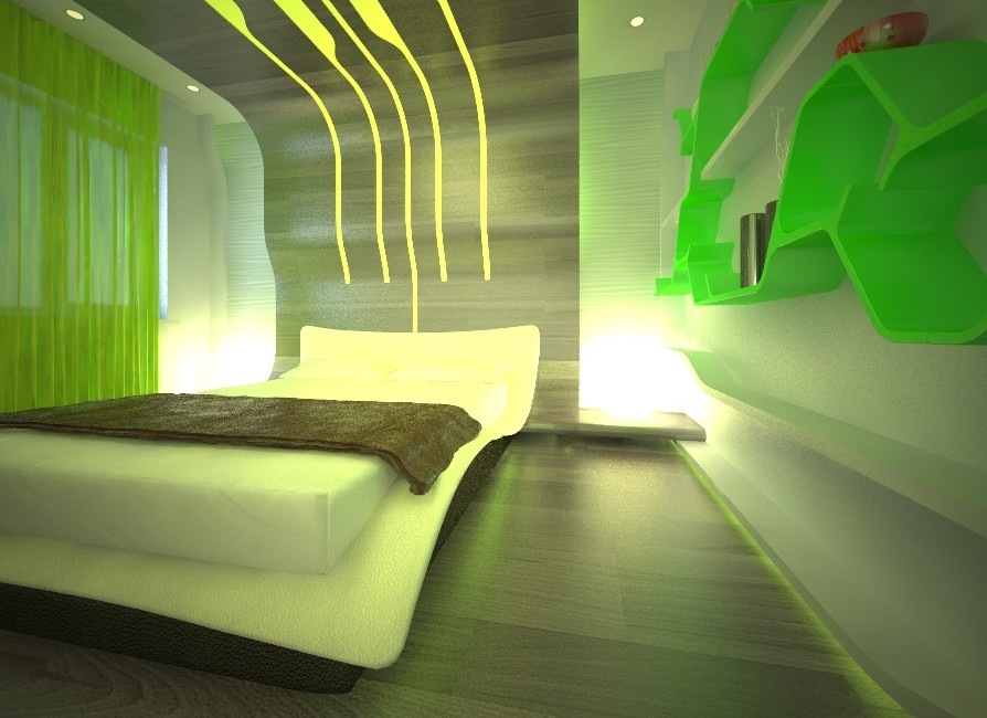 Проект эко интерьера в бионическом стиле