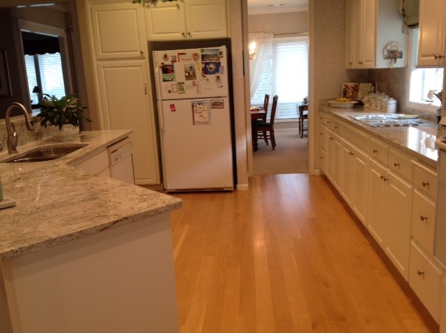 Naomi's Kitchen; White Salinas Granite