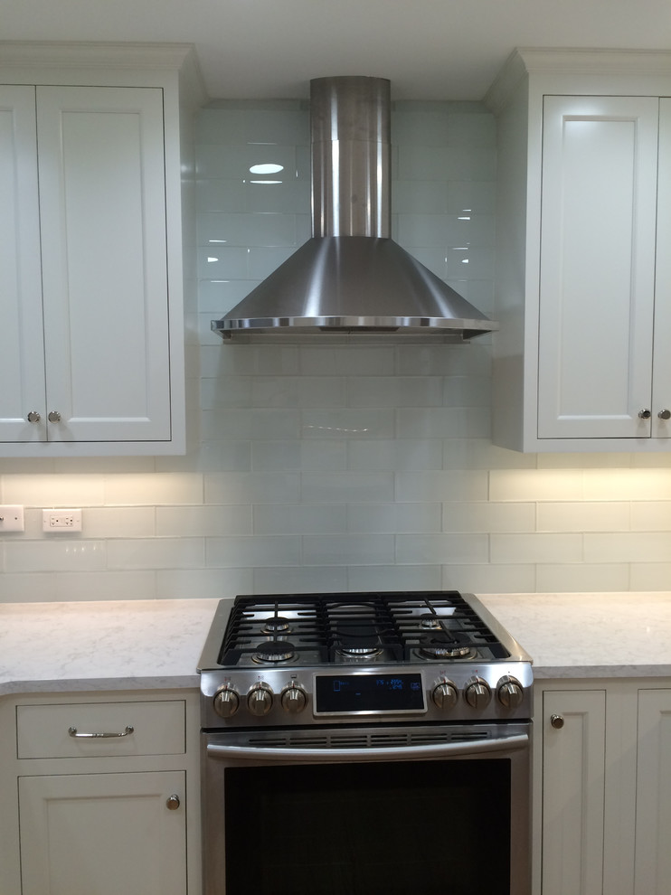 Kitchen - mid-sized transitional kitchen idea in Chicago