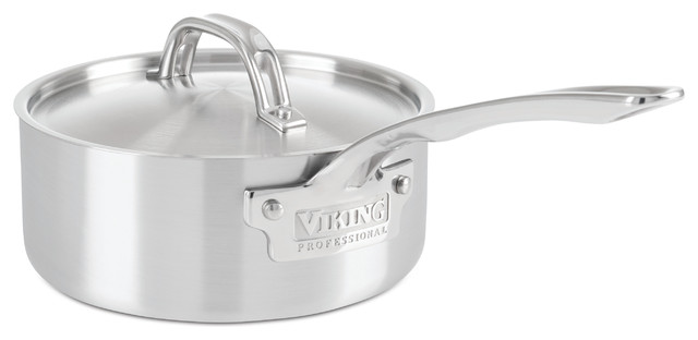 Viking Professional 5 Ply Stainless Steel Satin Finish 2 Quart Sauce Pan