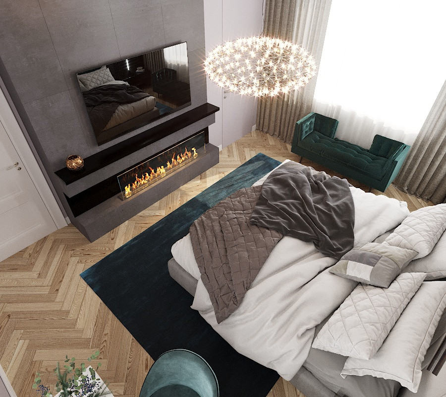 Интерьеры загородного дома в ЖК Олимпийский