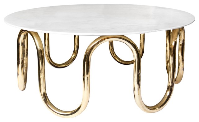 Guest Picks Coffee Tables That Wow - Arteriors Bates Round Coffee Table Guest Picks Coffee Tables That Wow - Arteriors Bates Round Coffee Table