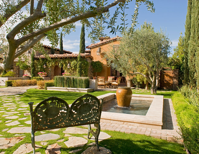 Rancho Mirage Villa - Mediterráneo - Jardín - Orange County - de