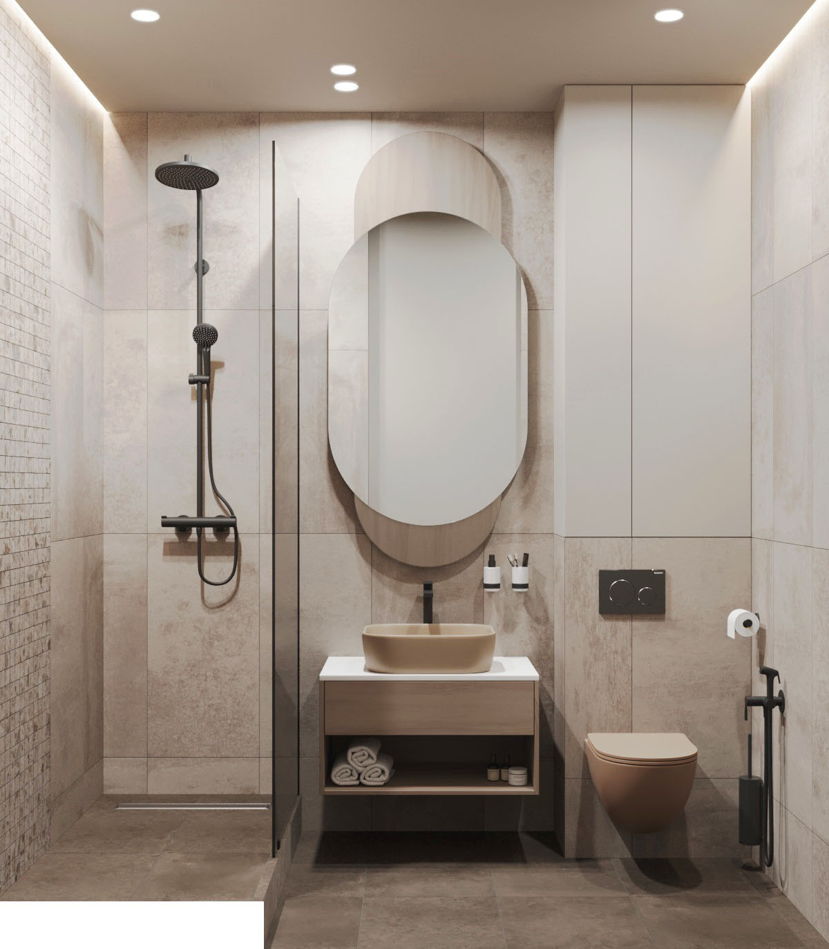 Двух комнатная квартира в стиле эко минимализм. 2023-24 г