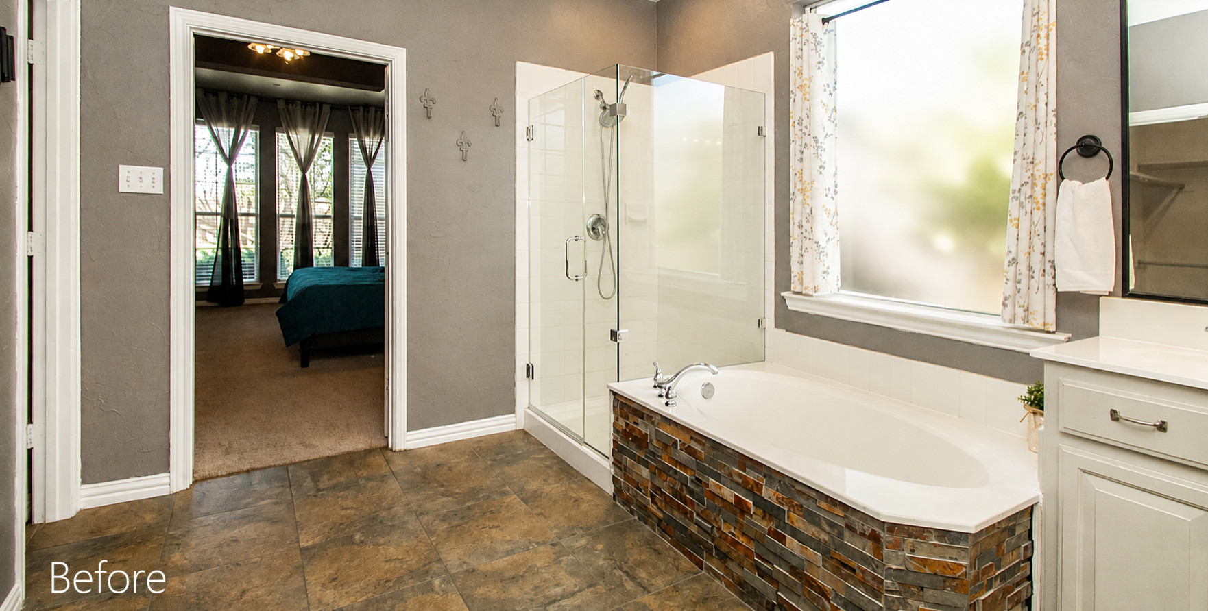 Allen, TX - Master Bathroom Remodeling