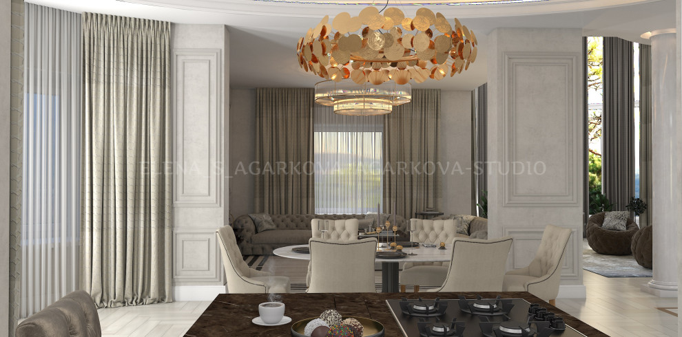 Дом в нюдовых тонах