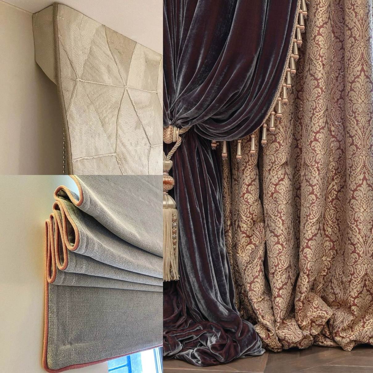 Шторы на заказ. Текстильный дизайн и пошив элитных штор. Заказать элитные шторы.