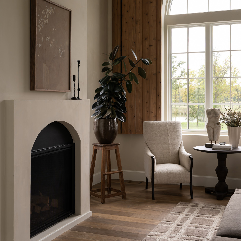 Living room - transitional living room idea
