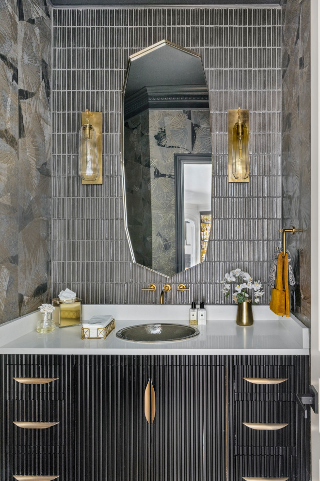 Meadow Wood Road - Transitional - Powder Room - Dallas - by Baker ...