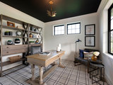 Transitional Home Office by Homes by Tradition