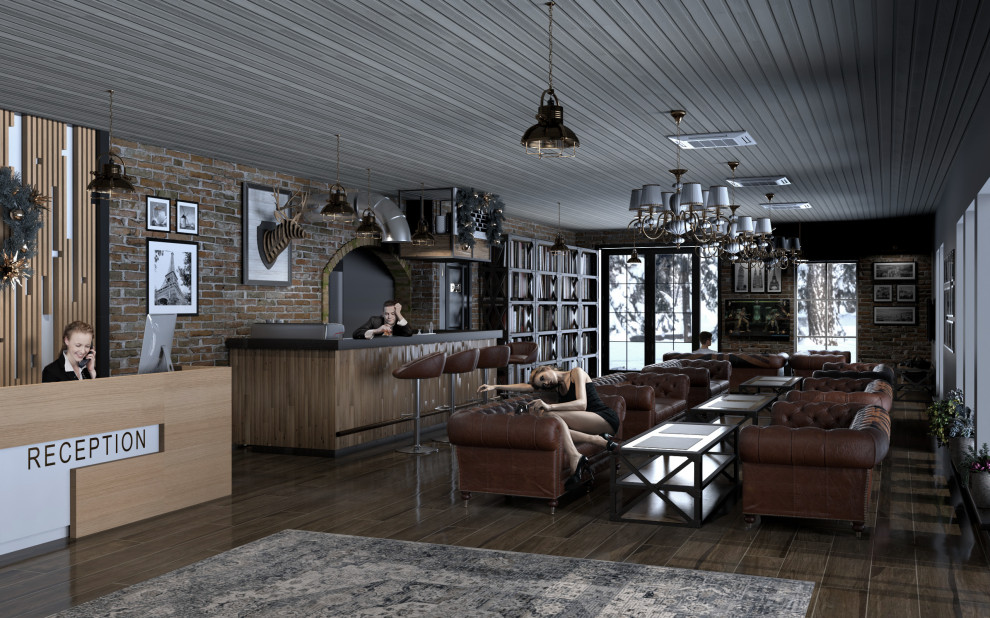 Гостиница в стиле лофт