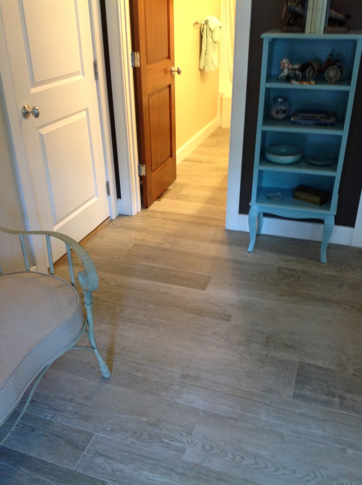 Transitional entryway in Boston.