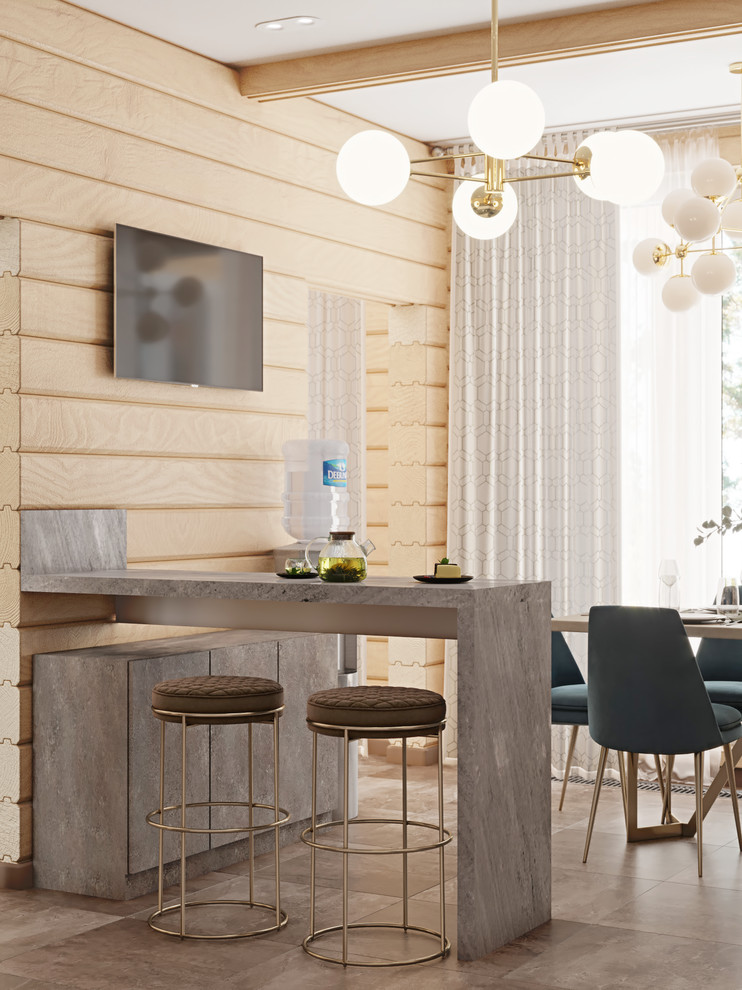 Дом из клееного бруса в пригороде Барнаула