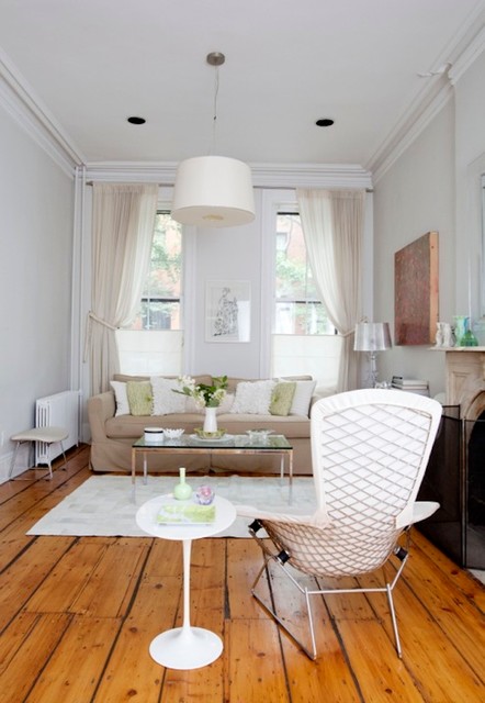 Boerum Hill Townhouse contemporary-vardagsrum