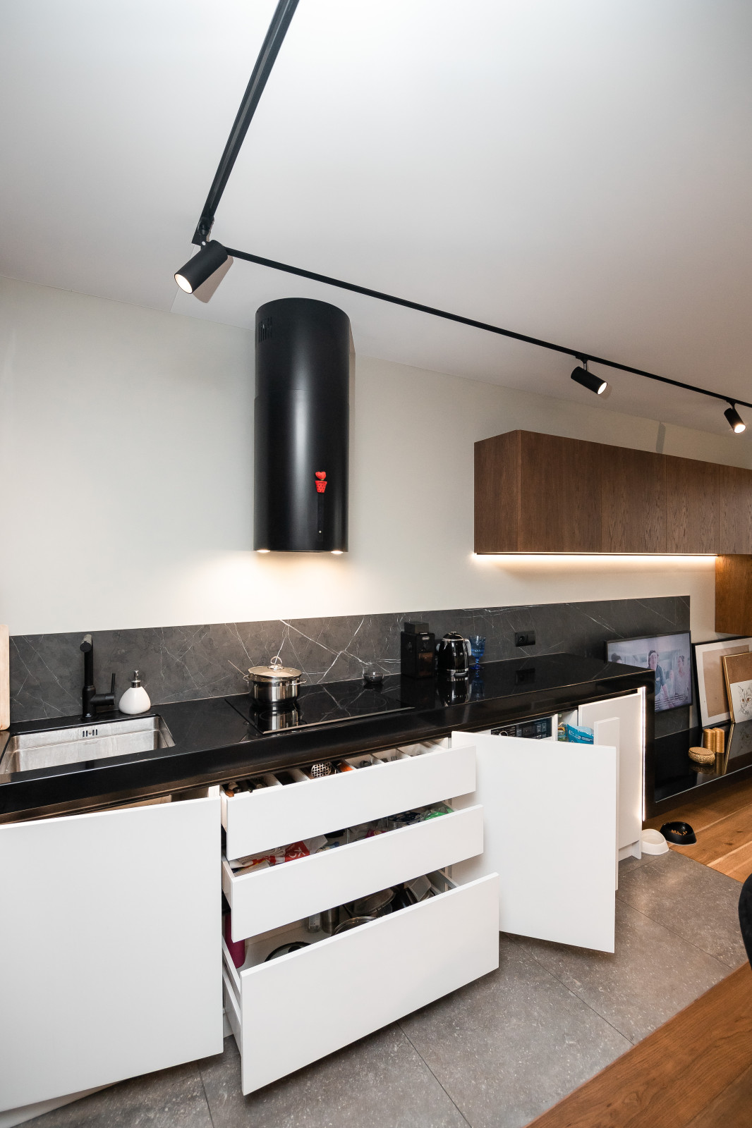 Кухня-гостиная в стиле минимализм