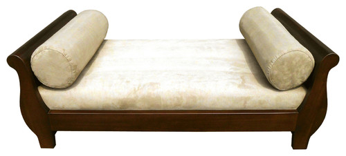 Mahogany Sleigh Pet Bed