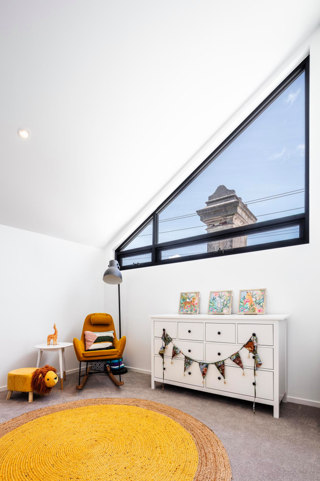 This is an example of a contemporary nursery in Melbourne.