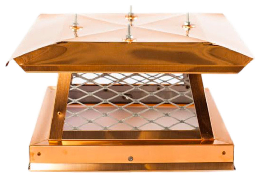 Copper Chimney Cap Transitional Chimineas by Chimcare Chimney