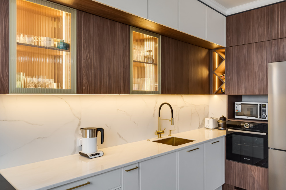 Проект кухни в стиле современная классика